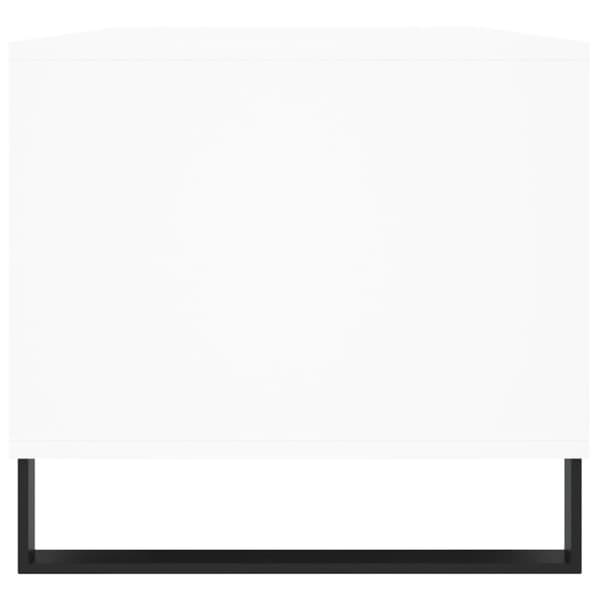 Soffbord vit 90x49x45 cm konstruerat trä