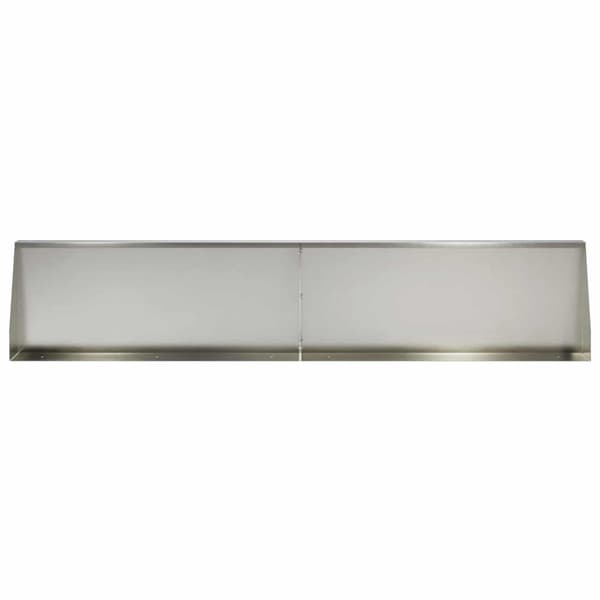 Stödvägg 4 st 100 x 12 x 30 cm Galvaniserat stål Silver