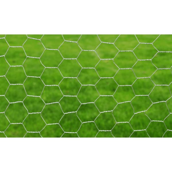 Hönsnät galvaniserat stål 25x0,5 m silver