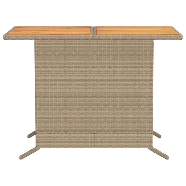 Bistrogrupp med dynor 3 delar beige konstrotting