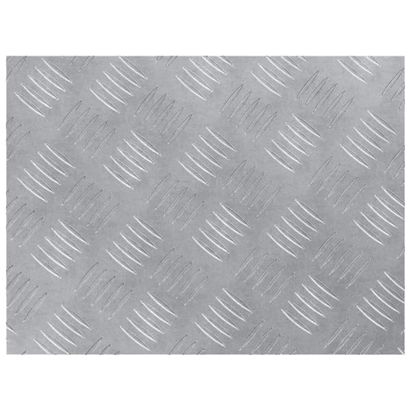 Trappsteg Rektangulär 2 pcs Silver 40 x 30 cm Aluminium
