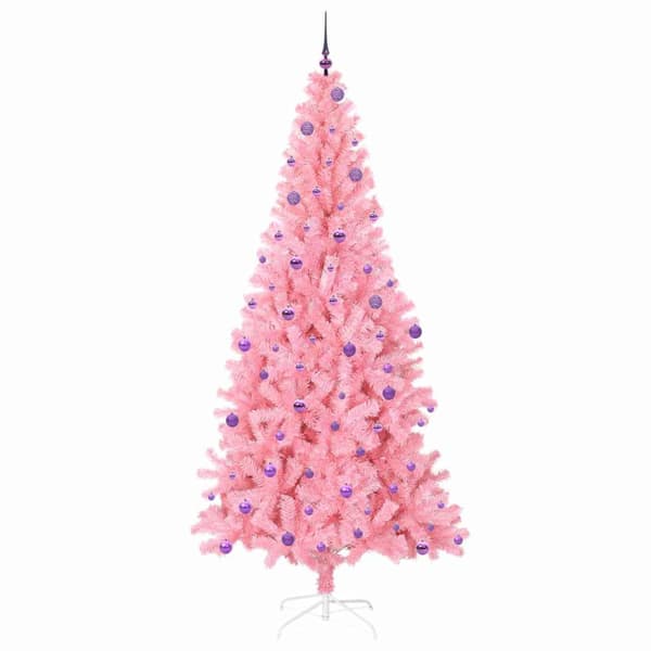 Julgran Rosa 240 cm PVC