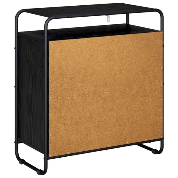 Sideboard Svart ek 68 x 35 x 75 cm Konstruerat trä