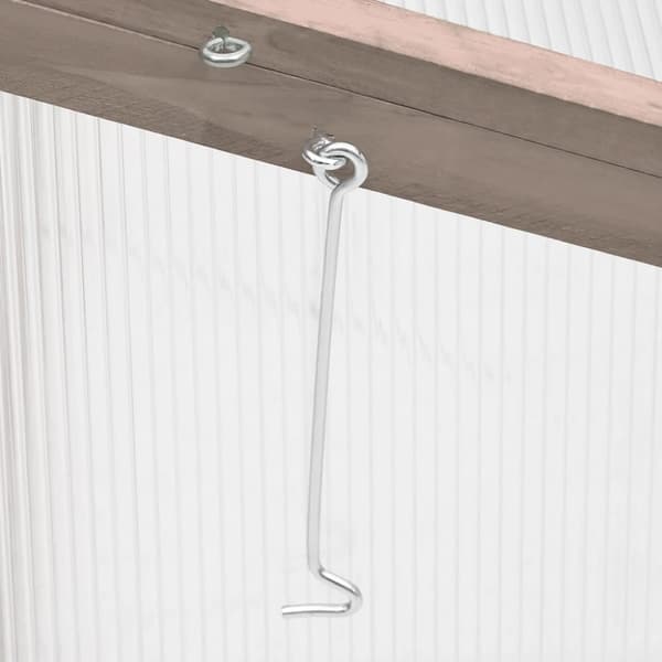 Växthus grå 110x56x39 cm granträ