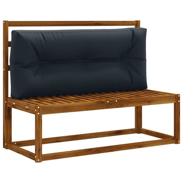 Pallryggkudde VIANEN 100% Polyester Mörkblå 120 x 50 x 12 cm