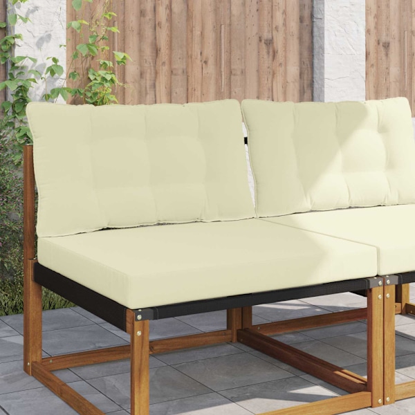 Utomhus Soffa Kudde 2 pcs Kräm Polyester