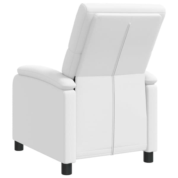 Recliner Vit Konstläder