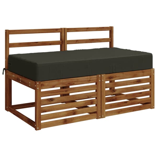 Sittkudde SOEST 100% Polyester Antracit 120 x 60 x 15 cm