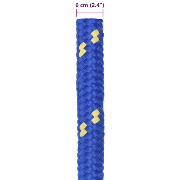 Båtsnöre 10 m 6 Blå PP