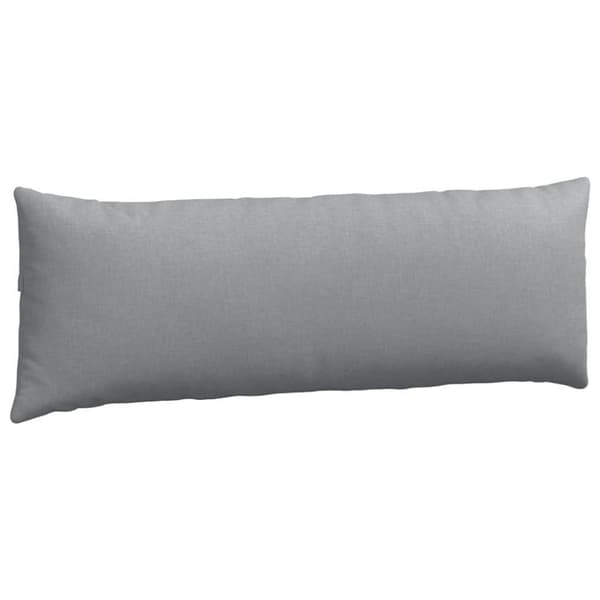 Sofakuddar 2 pcs Ljusgrå 120 x 40 cm tyg