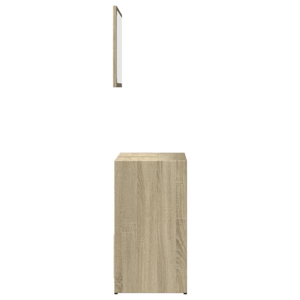 Badrumsmöbler set 2 delar sonoma-ek konstruerat trä