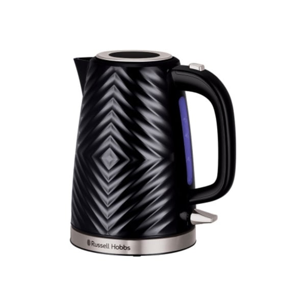 Russell Hobbs Groove 26380-70 - vattenkokare - svart med detaljer i rostrfritt stål