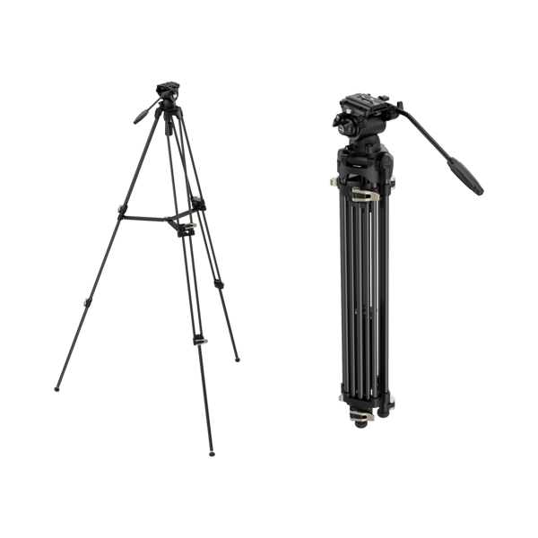 SmallRig 4686 Heavy-Duty Fluid Head Video Tripod Kit AD-01S