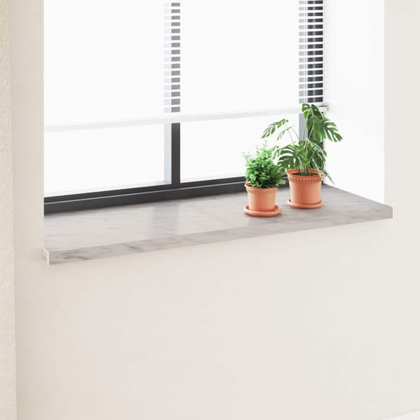 Fönsterbräda Marmorstruktur 120 x 50 x 4,5 cm PVC
