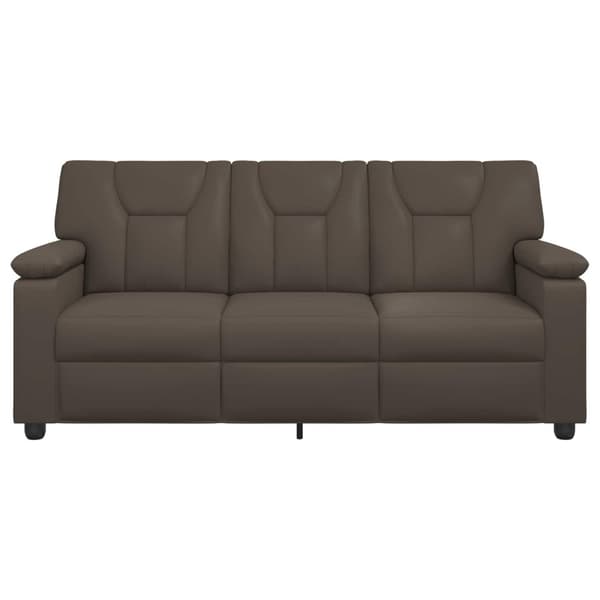 Soffa Grå 191 x 85 x 93 cm Konstläder