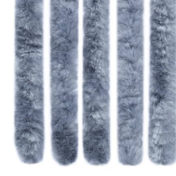 Insektsdraperi silver 90x200 cm chenille