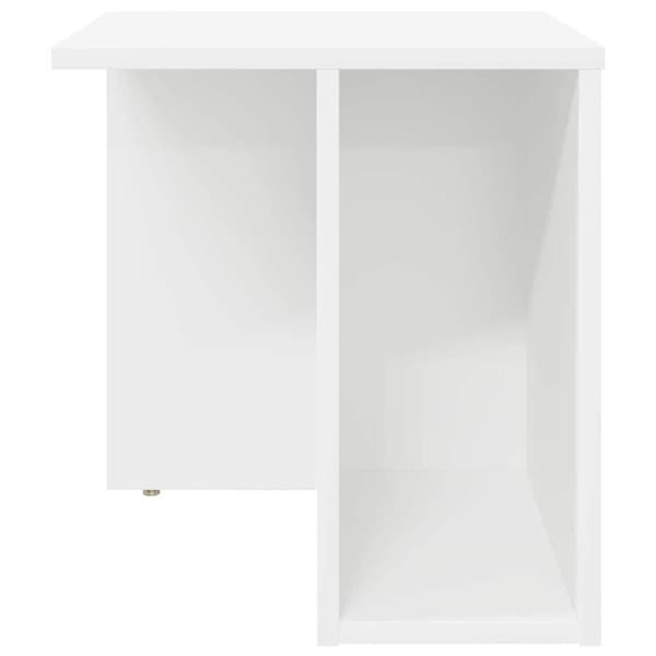 Sidobord 2 pcs Vit 37 x 32 x 40 cm Konstruerat trä