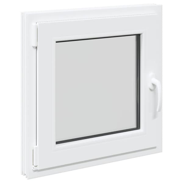 Källarfönster RISOR 50 x 50 cm PVC och glas Vit