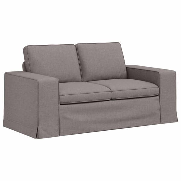 Soffset 2 pcs Taupe 162 x 80 x 82 cm tyg