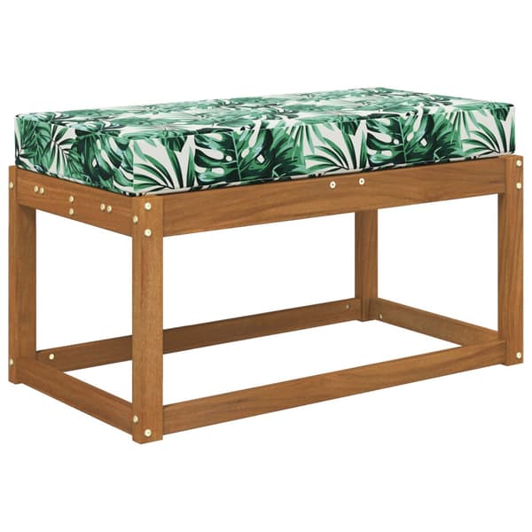 Utomhus sitskudde Tropiska Blatt 80 x 40 x 8 cm 100% Polyester