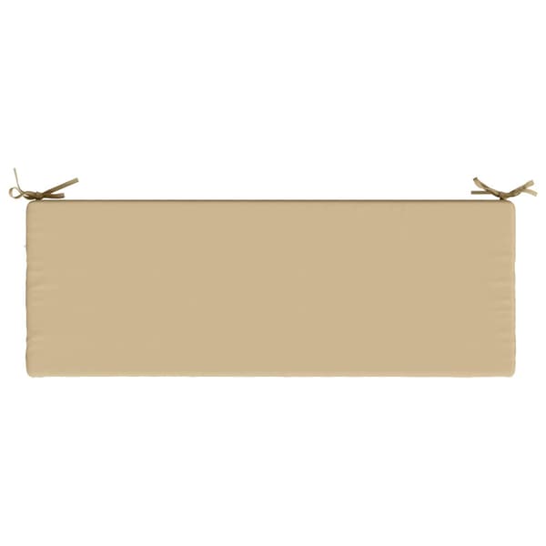 Bänk kudde SOEST 100% Polyester Beige 100 x 40 x 8 cm