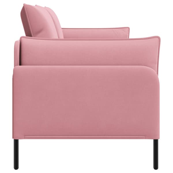 2-sits soffa 2-sits Rosa 188 x 81 x 89 cm Sammet