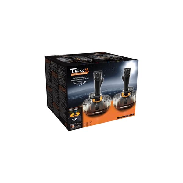 ThrustMaster T.16000M FCS Space Sim Duo - joystick - kabelansluten