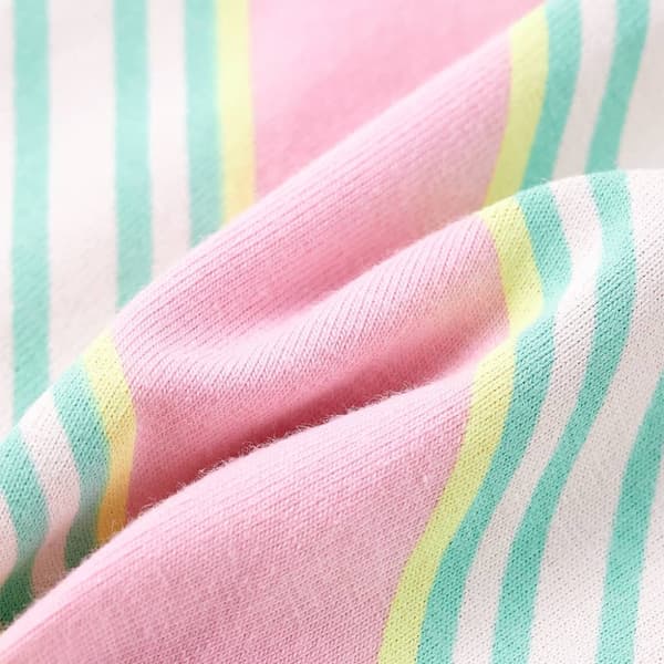 Barnklänning med snöre rosa 104