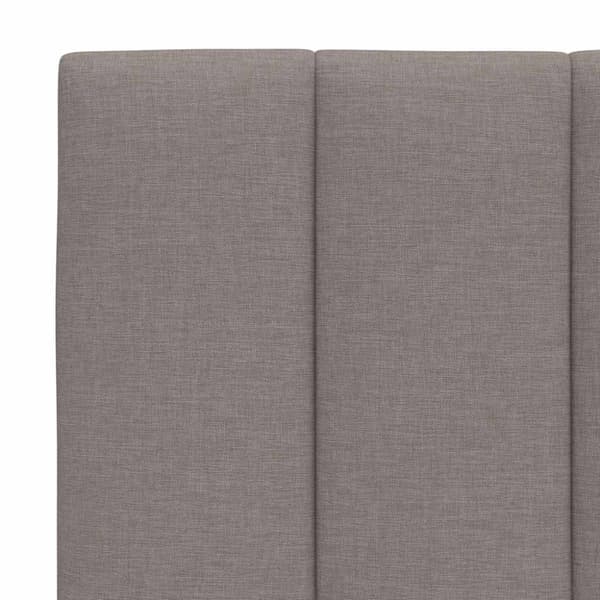 Headboard Cushion "Hanko" Taupe 180 cm Fabric