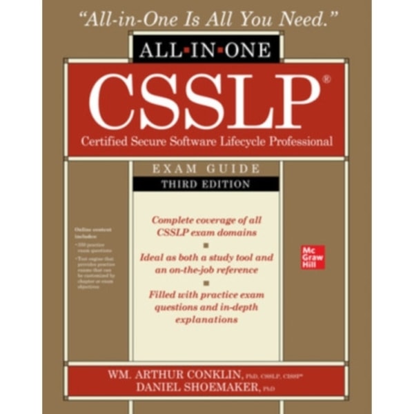 CSSLP Certified Secure Software Lifecycle Professional All-in-One Exam Guide, Third Edition (häftad, eng)
