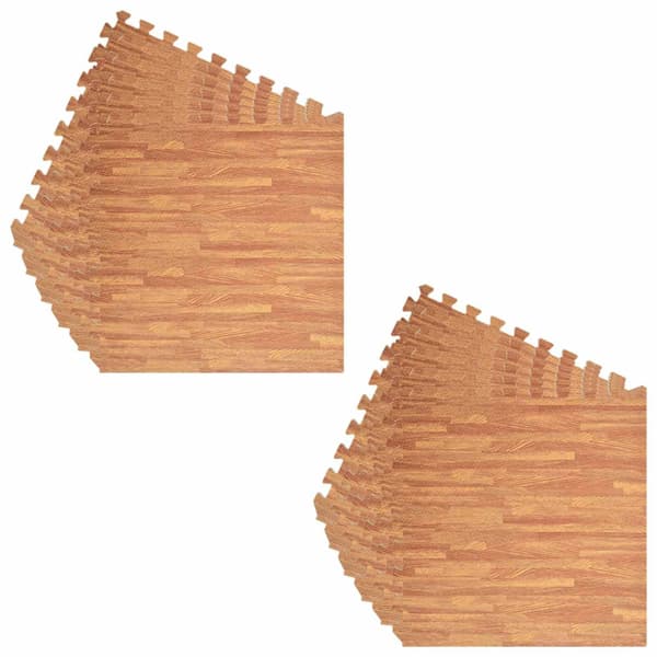 Poolmarkduk 12 pcs Brun 4,32 ㎡ EVA-skum