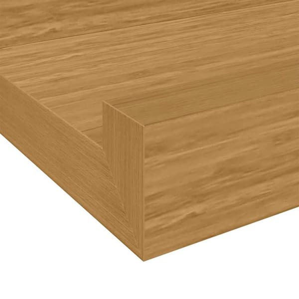 Vägg hylla Väggmonterat 4 pcs Beige 80 x 9 x 3 cm