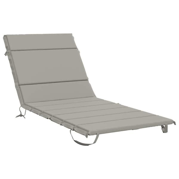 Solstol Kudde GEMERT 100% Polyester Grå 200 x 80 x 3 cm