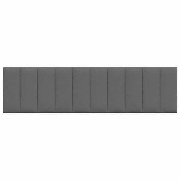 Headboard Cushion "Hanko" Dark Grey 180 cm Fabric