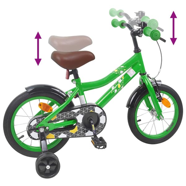 Barncykel 12 Tum för 2-4 åringar Grön