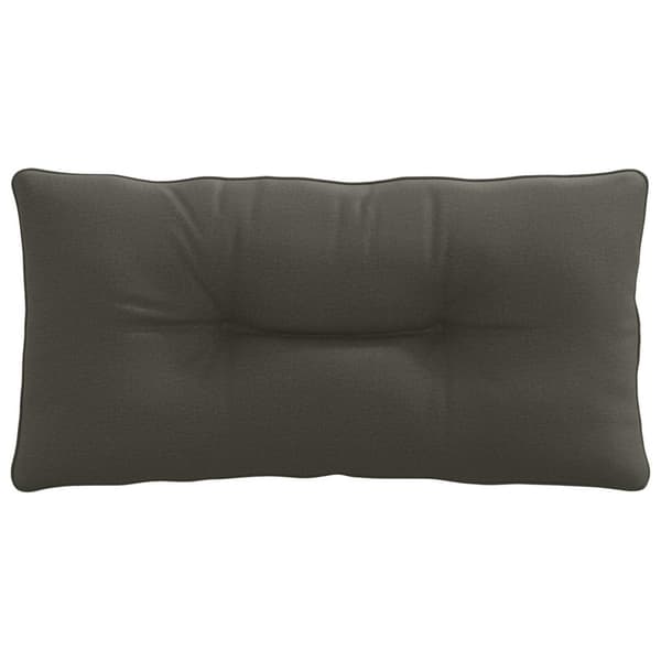 Ryggkudde PUTTEN 100% Polyester Antracit 80 x 40 x 10 cm