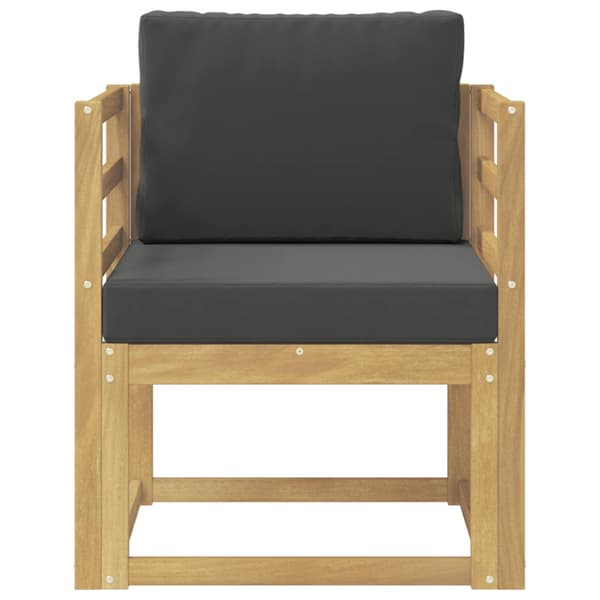 2 Stycke Utomhussoffset Polyester Vit och Antracit
