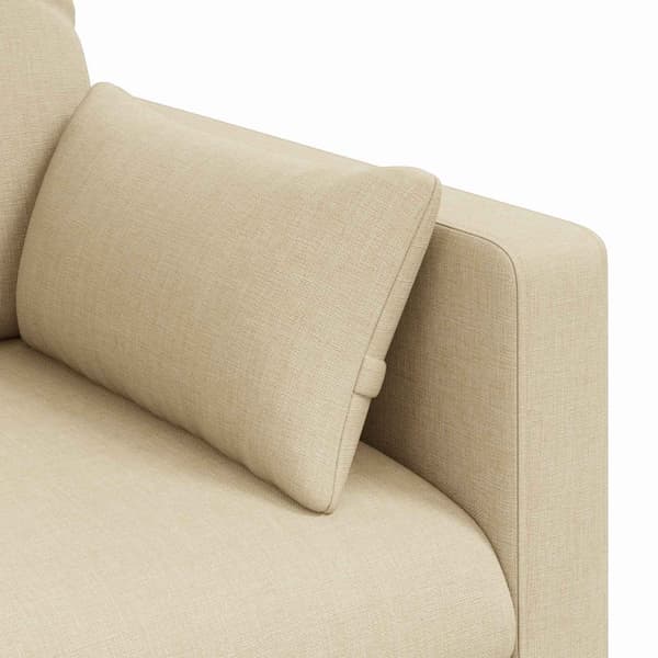 Soffa Kräm 139 x 78 x 80 cm tyg