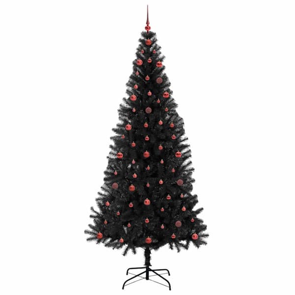 Julgran Svart 240 cm PVC