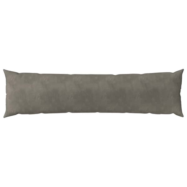Kuddöverdrag 2 st HEERLEN Ljusgrå 40 x 145 cm Sammet