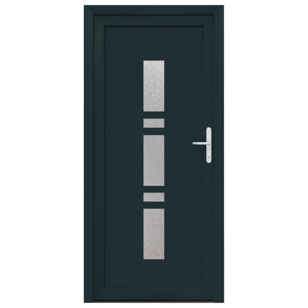 Framdörr Antracit 88 x 200 cm PVC