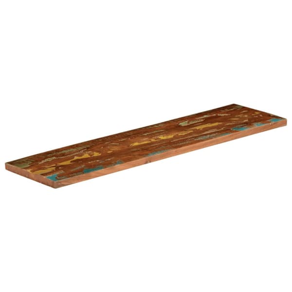 Bordsskiva 100x40x2,5 cm rektangulär massivt återvunnet trä