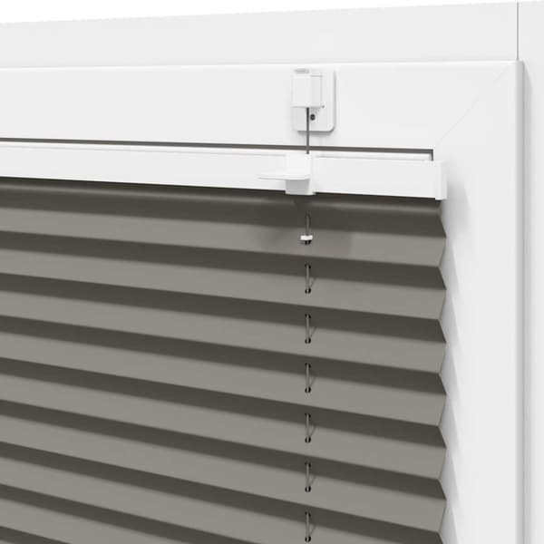 Plisserad persienn antracit 55x100cm tyg bredd 54,4cm polyester
