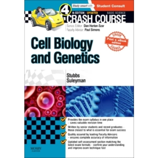 Crash Course Cell Biology and Genetics Updated Print + eBook edition (häftad, eng)