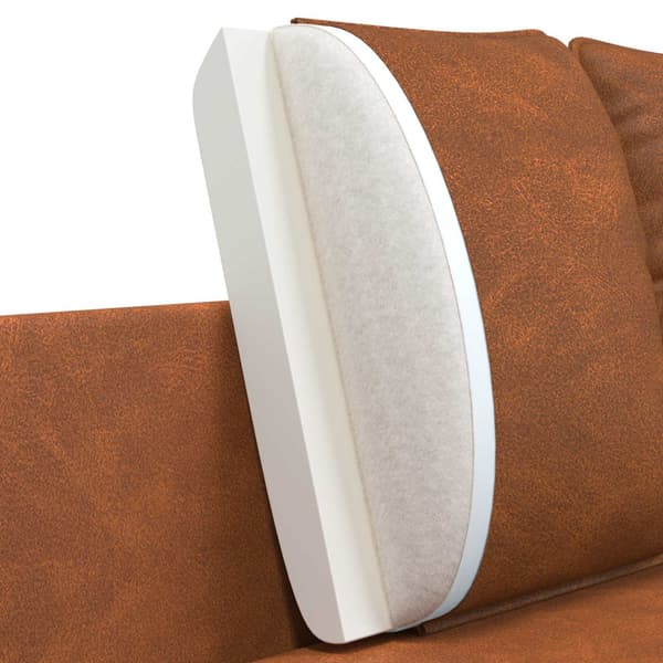 2-sits soffa Brun 188 x 81 x 89 cm Konstläder