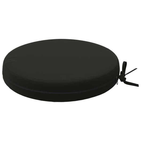 Sittkuddar SOEST 4 st 100% Polyester Svart Ø 35 x 7 cm
