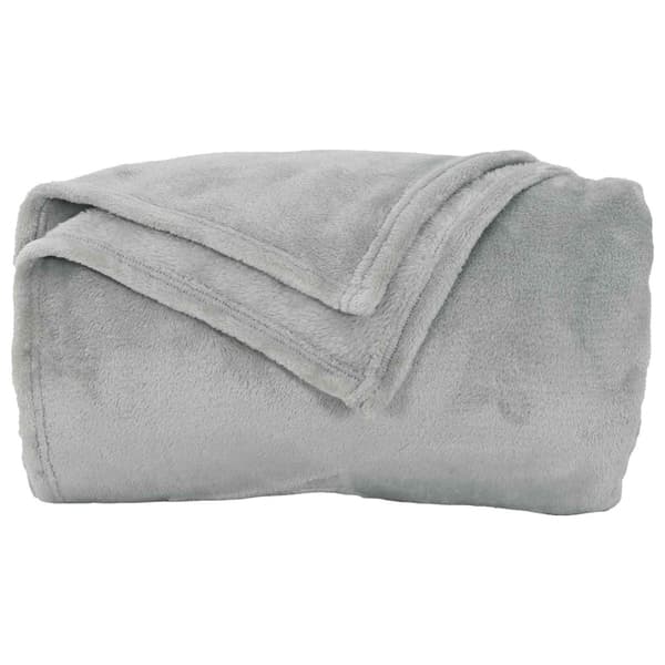 Filtar 6 pcs Grå 220 x 240 cm Fleece