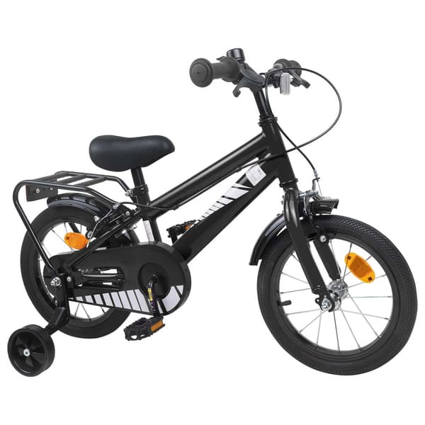 Barncykel 12 Tum för 2-4 åringar Svart