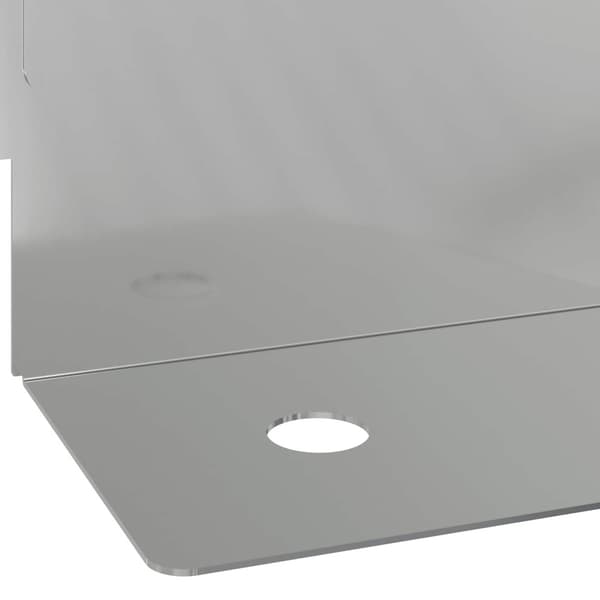 Kant för gräsmatta 30 pcs 102 x 4 x 4 cm Stål Silver