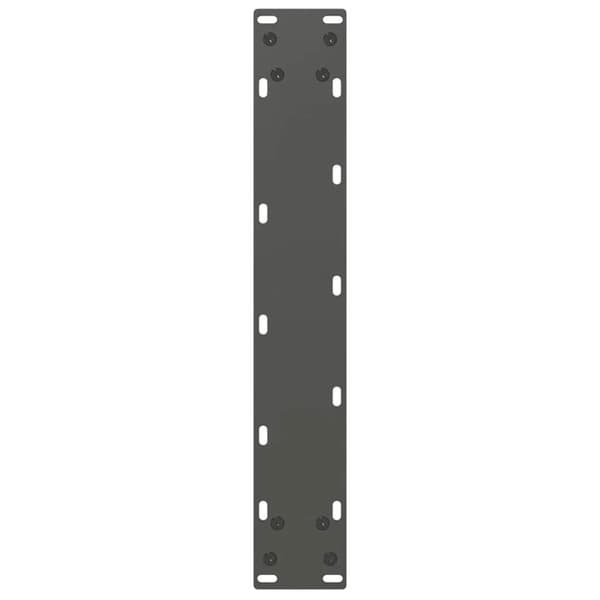 Barbordsben U-formade 2 st antracit 40x(90-91) cm stål